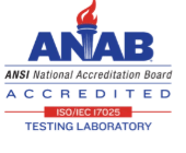 ANAB ISO/IEC 17025 accredited testing laboratory